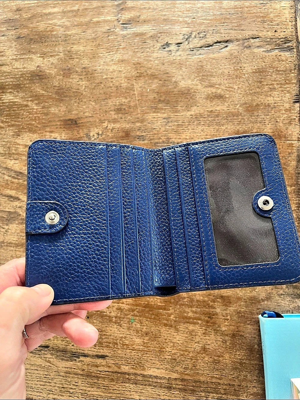 Blue Wallet Like New